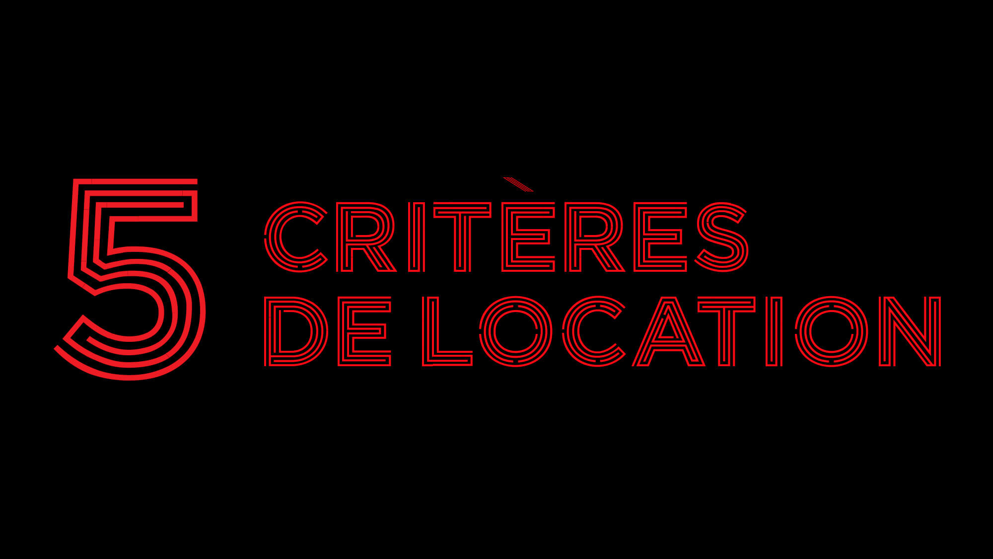 Logo 5 critères de location